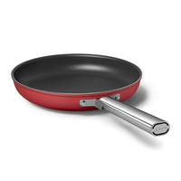 Smeg Cookware 50's Style Padella Bassa Antiaderente In Alluminio Con Manico In Acciaio Inox