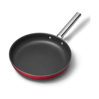 Smeg Cookware 50's Style Padella Bassa Antiaderente In Alluminio Con Manico In Acciaio Inox
