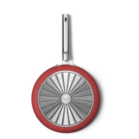 Smeg Cookware 50's Style Padella Bassa Antiaderente In Alluminio Con Manico In Acciaio Inox