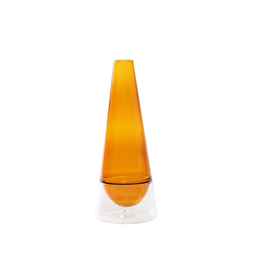 25 cm - Zafferano Conosfera Vaso Fiori In Vetro Borosilicato