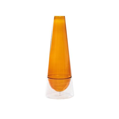 35 cm - Zafferano Conosfera Vaso Fiori In Vetro Borosilicato