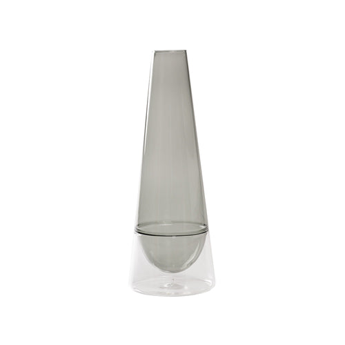 35 cm - Zafferano Conosfera Vaso Fiori In Vetro Borosilicato