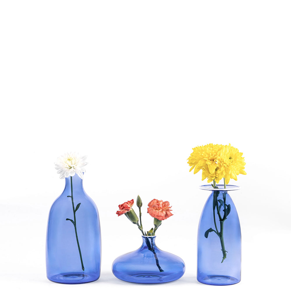 22 cm - Un Fiore Vase à fleurs en verre borosilicaté