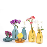 22 cm - Un Fiore Vase à fleurs en verre borosilicaté