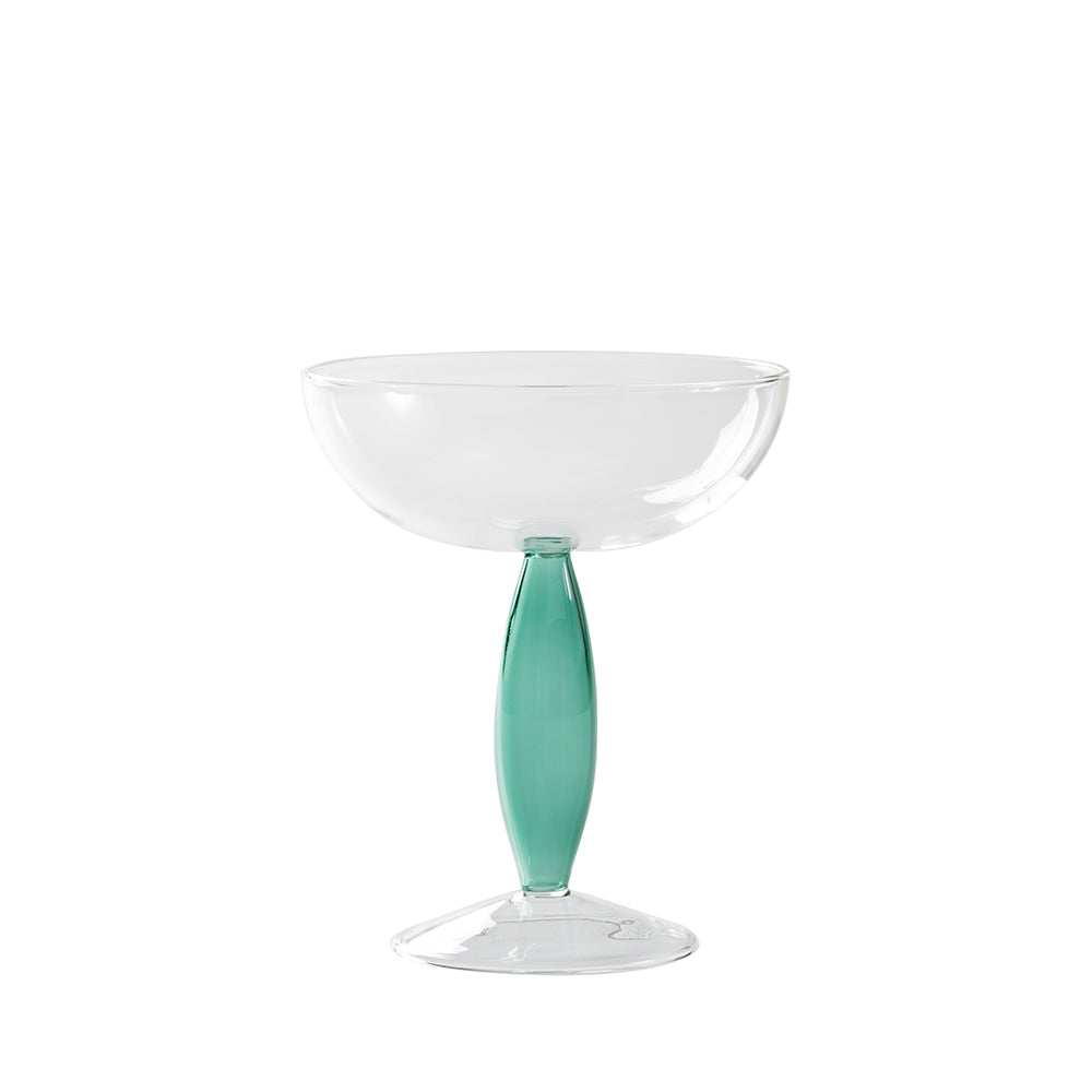 28 cl - Zafferano Dorici Coppa Champagne In Vetro Set 4 Pz