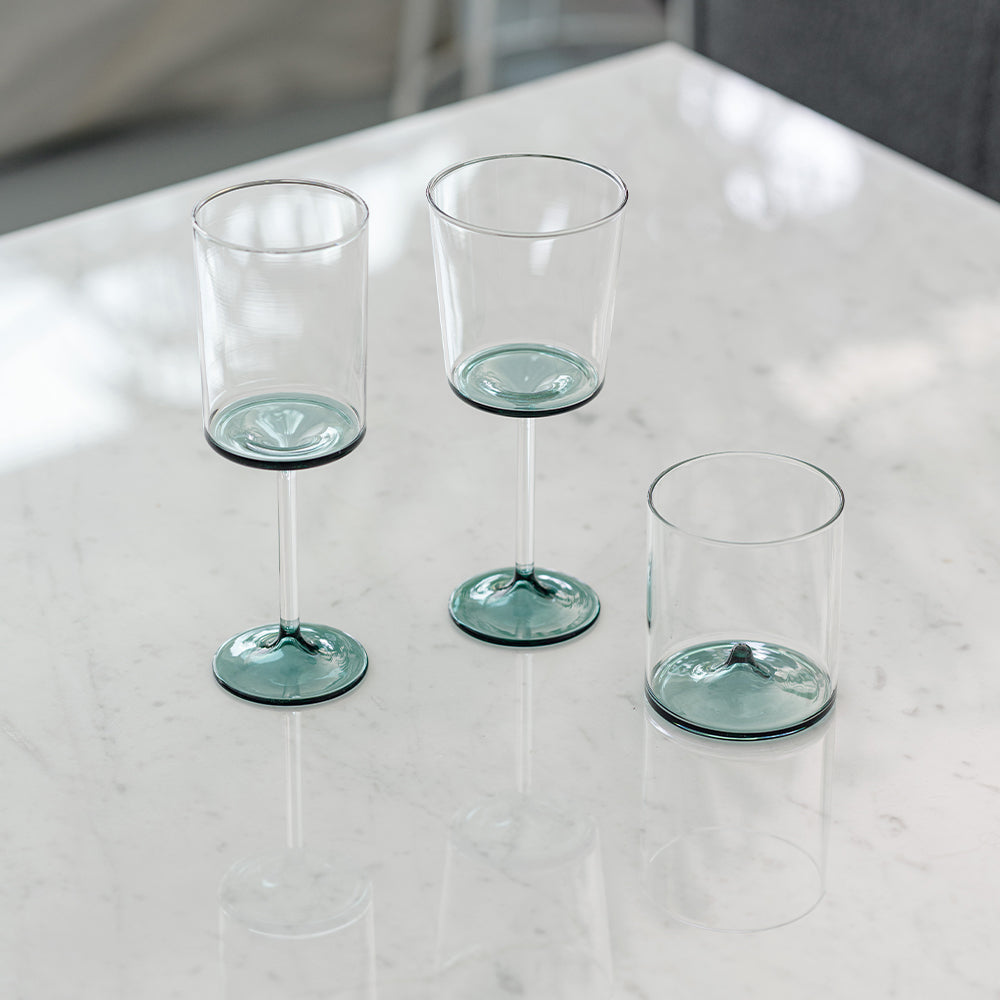 46.5 cl - Zafferano Discobolo Calice Vino Rosso In Vetro Set 4 Pz