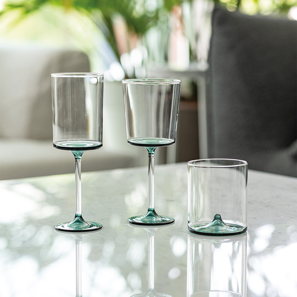 46.5 cl - Zafferano Discobolo Calice Vino Rosso In Vetro Set 4 Pz