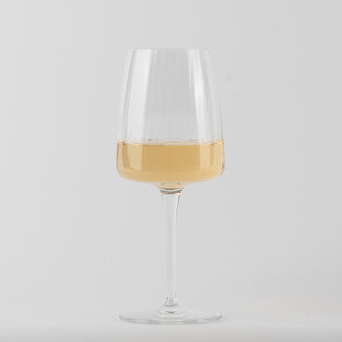 37.4 cl - Exclusiva Calice Vino Bianco in Vetro - Set 6 Pezzi