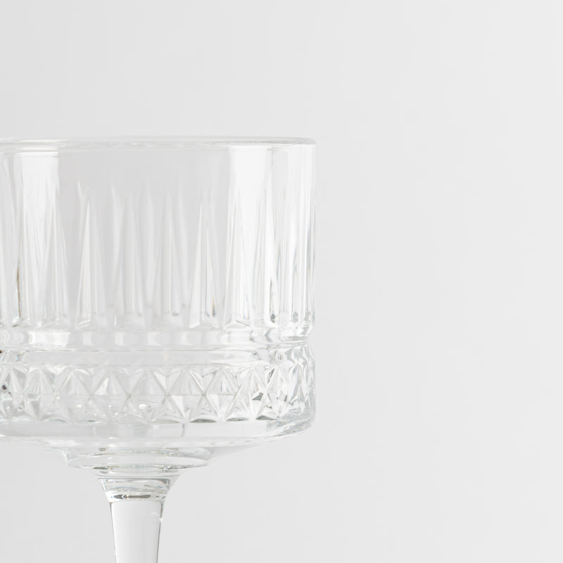 50 cl - Elysia Calice Cocktail in Vetro - Set 4 Pezzi