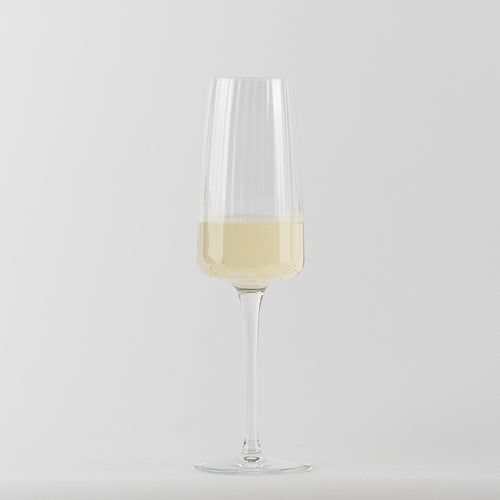 25.5 cl - Exclusiva Calice Flute in Vetro - Set 6 Pezzi