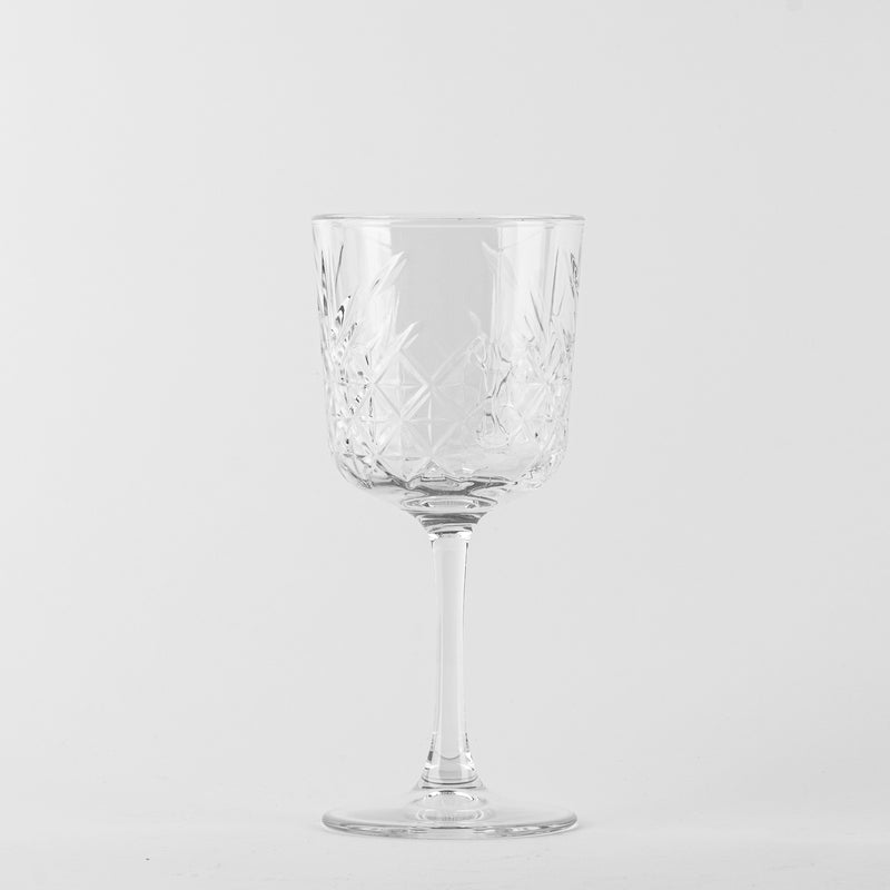 33 cl - Timeless Tempered Glass Red Wine Goblets - Set 4 Pieces