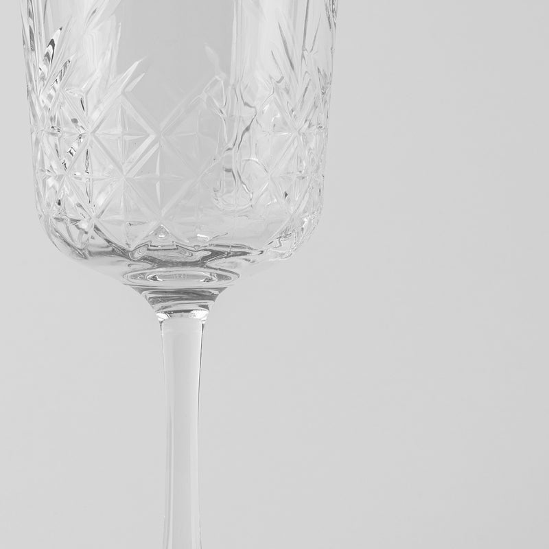 33 cl - Timeless Tempered Glass Red Wine Goblets - Set 4 Pieces