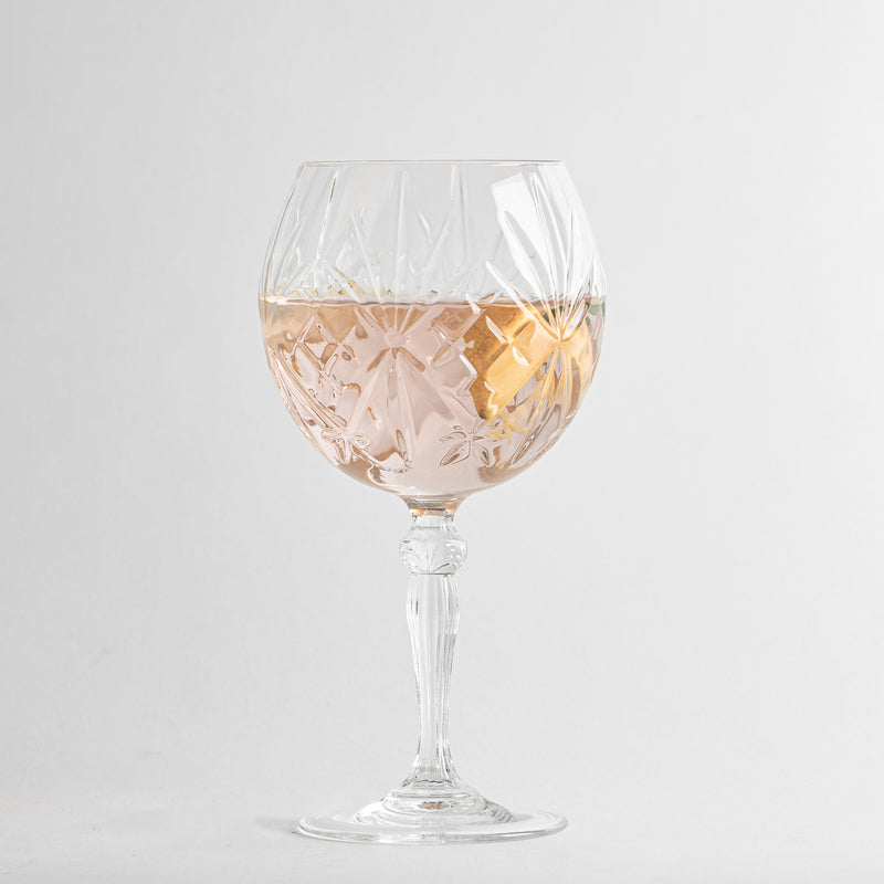 65 cl - RCR Cristalleria Italiana Melodia Glass Gin Tonic Goblets - Set 6 Pieces