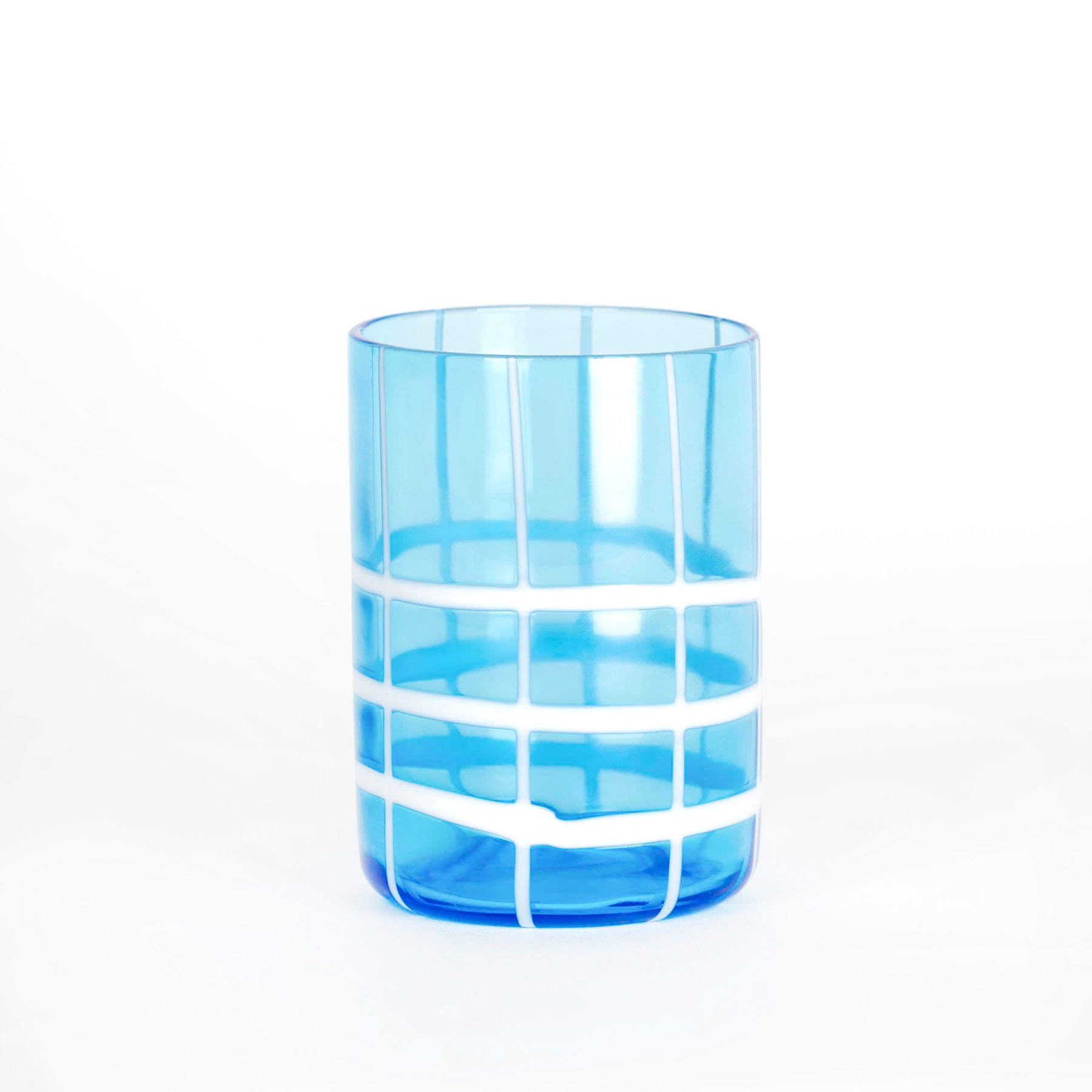 35 cl - Twiddle Bicchiere Acqua A Righe in Vetro Soffiato - Set 6 Pezzi