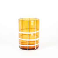 35 cl - Twiddle Bicchiere Acqua A Righe in Vetro Soffiato - Set 6 Pezzi