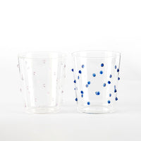 45 cl - Party Bicchiere Bibita Pallini Colorati in Vetro Borosilicato - Set 6 Pezzi