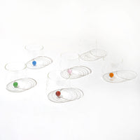44 cl - Bilia Bicchiere Acqua Bilia Colorata in Vetro Borosilicato - Set 6 Pezzi