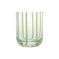 36 cl - Artisan Bicchiere Acqua Striato In Vetro Set 6 Pz