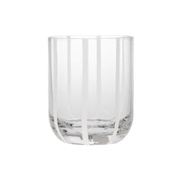 36 cl - Artisan Bicchiere Acqua Striato In Vetro Set 6 Pz