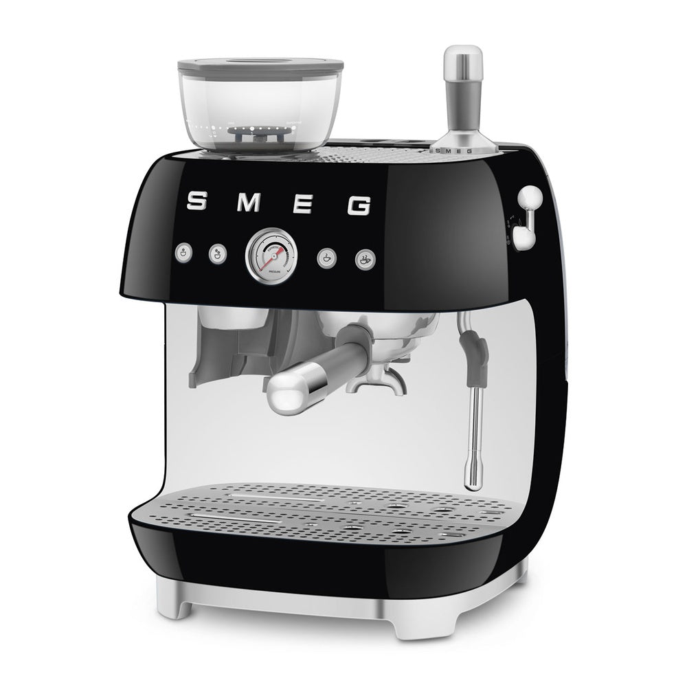 Smeg 50's Style Macchina da Caffè Espresso Manuale Con Macina Caffè