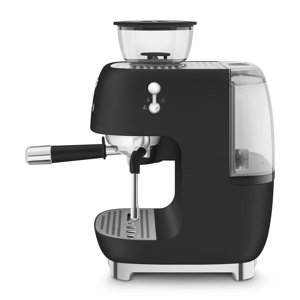 Smeg 50's Style Macchina da Caffè Espresso Manuale Con Macina Caffè