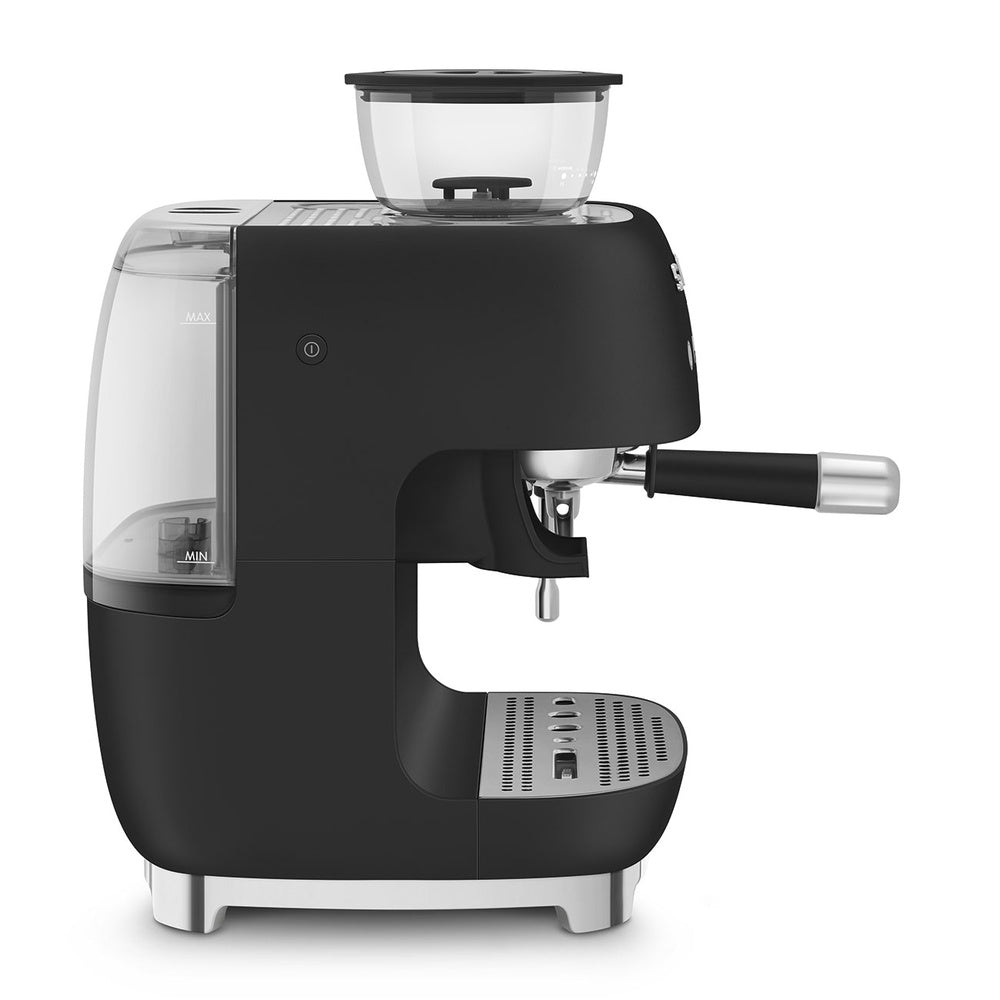 Smeg 50's Style Macchina da Caffè Espresso Manuale Con Macina Caffè