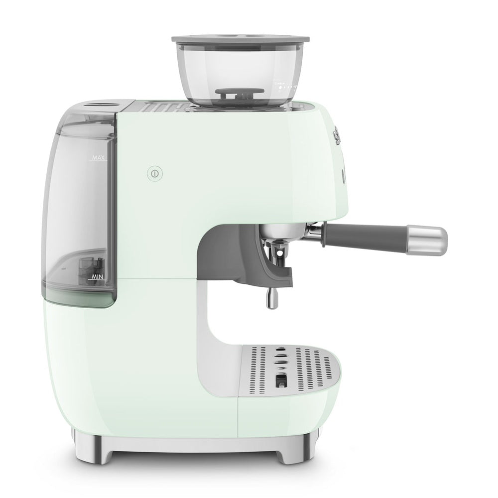 Smeg 50's Style Macchina da Caffè Espresso Manuale Con Macina Caffè
