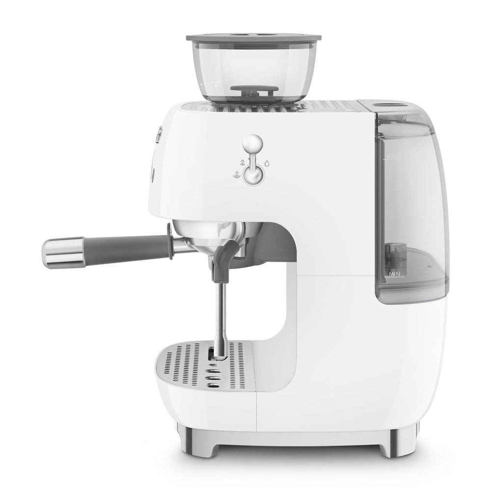 Smeg 50's Style Macchina da Caffè Espresso Manuale Con Macina Caffè