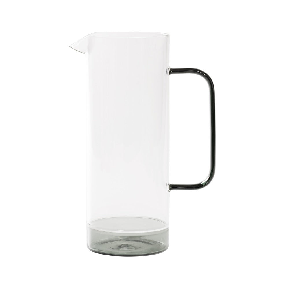 120 cl - Zafferano Filo Bianco Caraffa In Vetro Borosilicato
