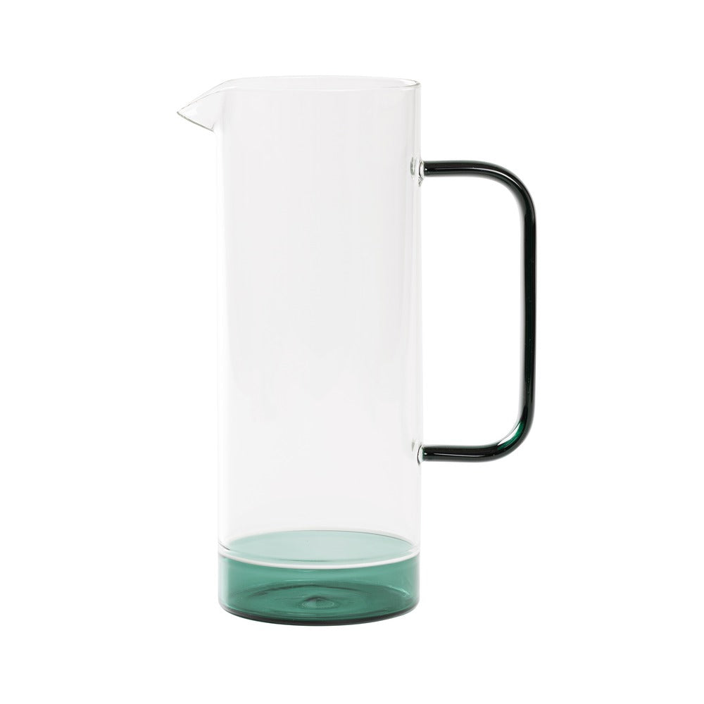 120 cl - Zafferano Filo Bianco Caraffa In Vetro Borosilicato