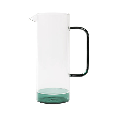 120 cl - Zafferano Filo Bianco Caraffa In Vetro Borosilicato