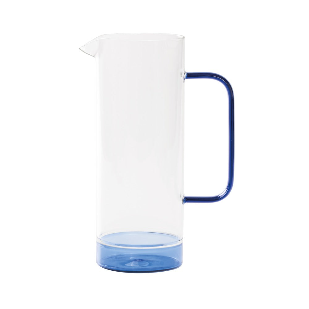 120 cl - Zafferano Filo Bianco Caraffa In Vetro Borosilicato