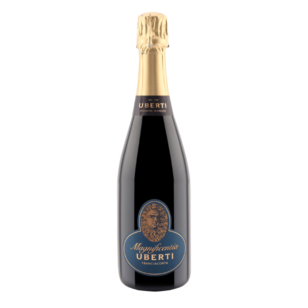 Magnificentia Franciacorta DOCG Satèn Uberti + 6 Calici Franciacorta Vino Bianco 42 cl