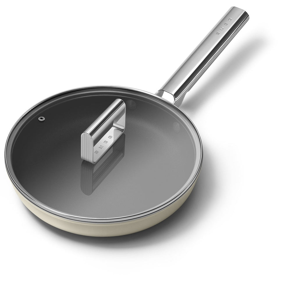 Smeg Cookware Padella Bassa Antiaderente Ceramico In Alluminio