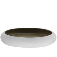 27 cm - Genesys Evo Grey Piatto Presentazione Alto a Nido In Porcellana
