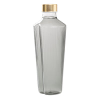 90 cl - Zafferano Handy Bottiglia Acqua Soffiata e Lavorata a Mano In Vetro Borosilicato