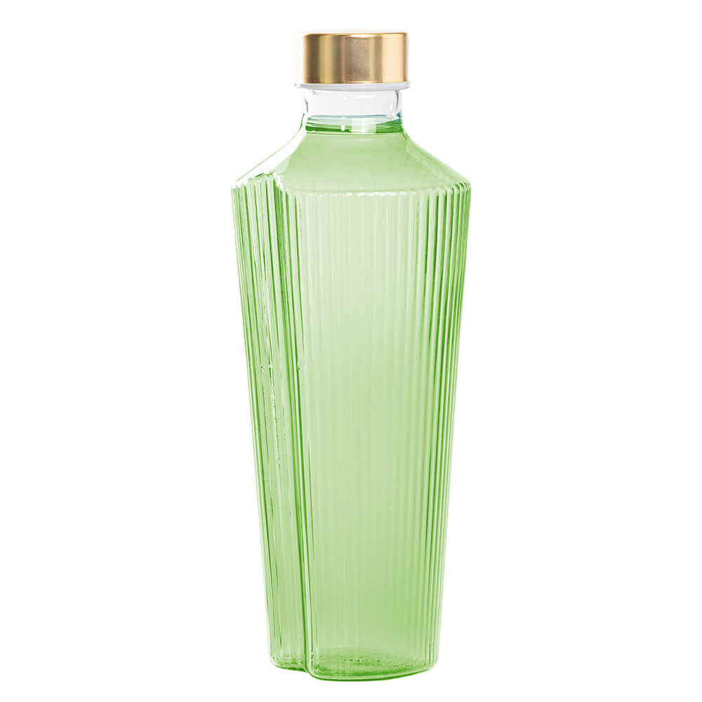 90 cl - Zafferano Handy Bottiglia Acqua Soffiata e Lavorata a Mano In Vetro Borosilicato