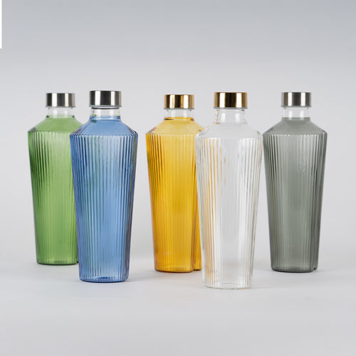 90 cl - Handy Water Bottle Blown and Handcrafted in Borosilicate Glass