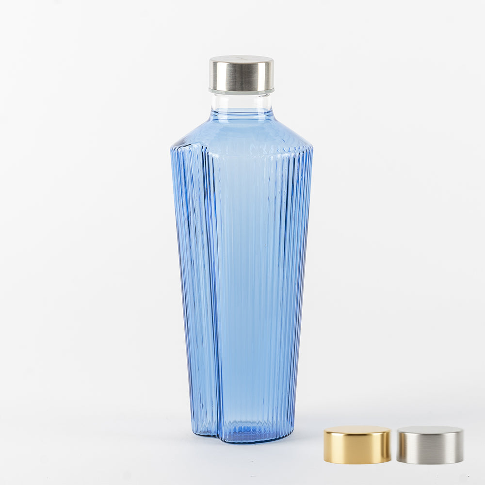 90 cl - Handy Water Bottle Blown and Handcrafted in Borosilicate Glass