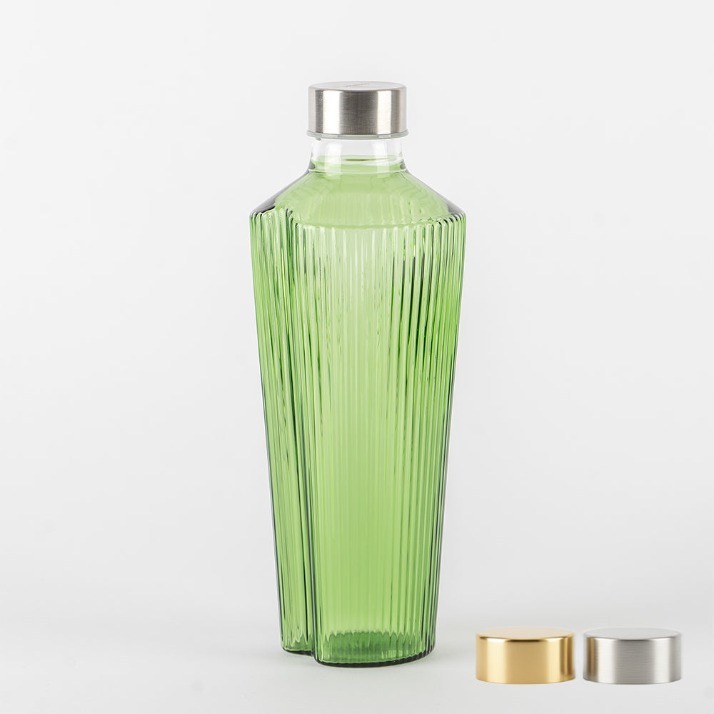 90 cl - Handy Water Bottle Blown and Handcrafted in Borosilicate Glass