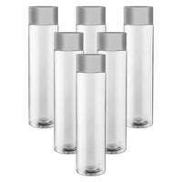 75 cl - Kefass Cylindrical Glass Water Bottle with Screw Cap - Set of 6