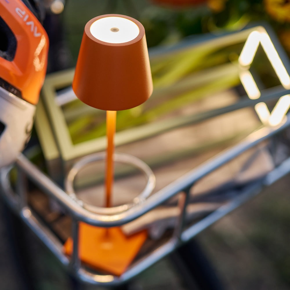 7x27 cm - Zafferano Poldina Micro Lampada Da Tavolo Dimmerabile