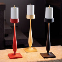 8.7 x H.35.6 cm - Zafferano Perpetua Barocco Lampada Da Tavolo Dimmerabile In Alluminio