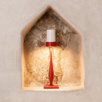 8.7 x H.35.6 cm - Zafferano Perpetua Barocco Lampada Da Tavolo Dimmerabile In Alluminio