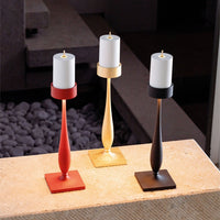 8.7 x H.35.6 cm - Zafferano Perpetua Barocco Lampada Da Tavolo Dimmerabile In Alluminio