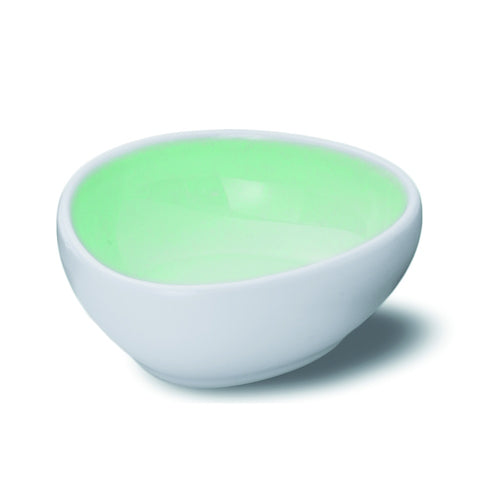 11x10.5 cm - Le Coq Ninfa Coppetta Angolare In Porcellana Set 6 Pz