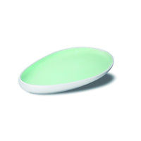 32.5x18 cm - Le Coq Ninfa Piatto Presentazione Vassoio Goccia In Porcellana Set 3 Pz