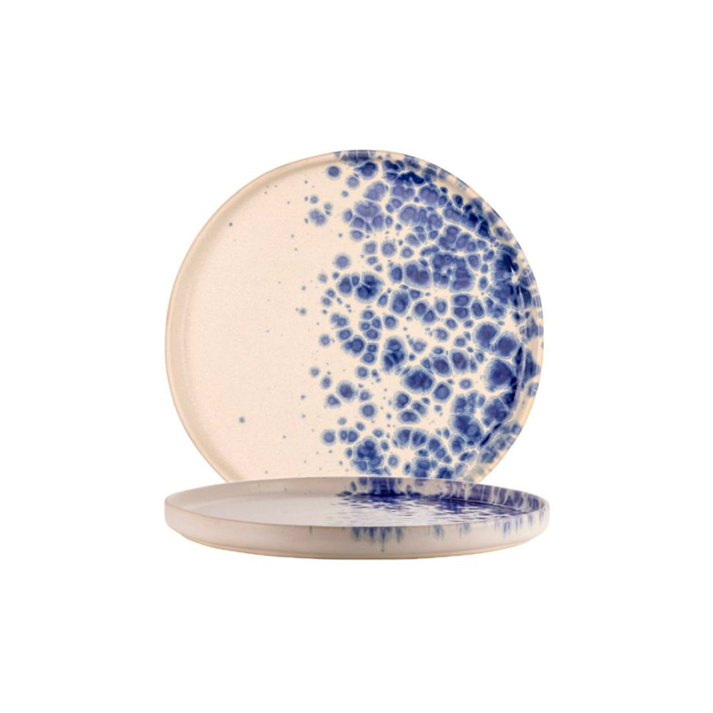 26,5 cm - Phobos Assiette Plate En Grès Ensemble 6 Pz