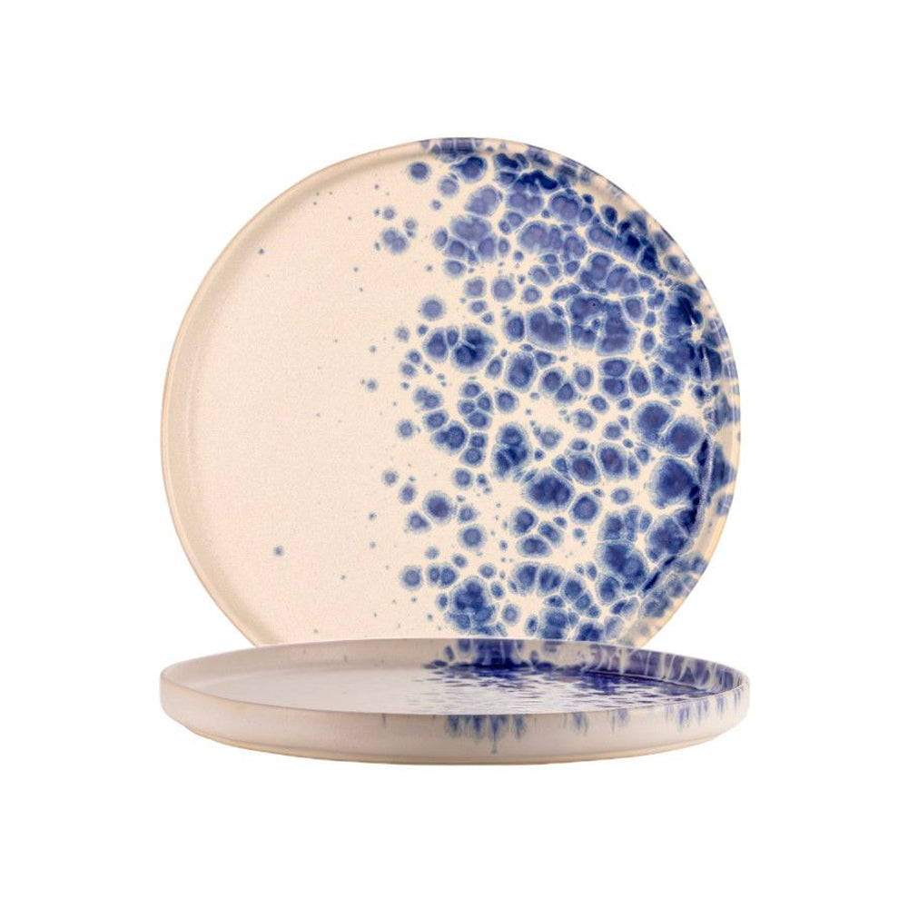 31 cm - Phobos Assiette Plate En Grès Ensemble 4 Pz