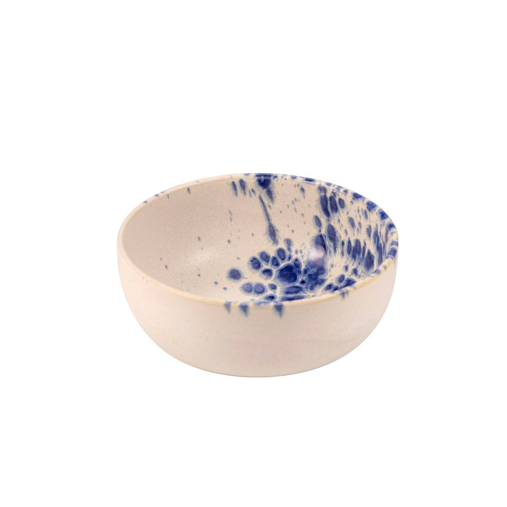 18 cm - Phobos Saladier Coupe Haute Ronde En Grès Ensemble 4 Pz